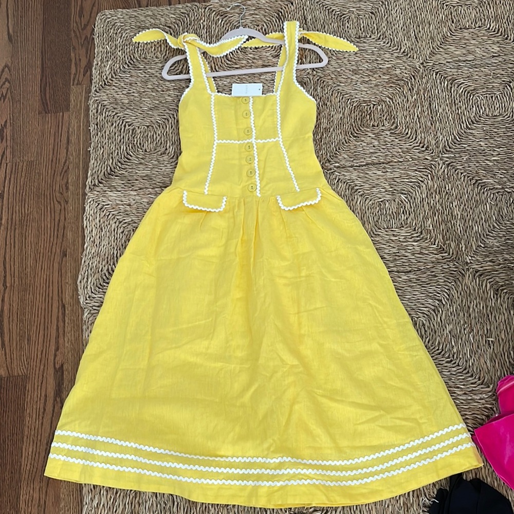 Steele drop waist midi dress